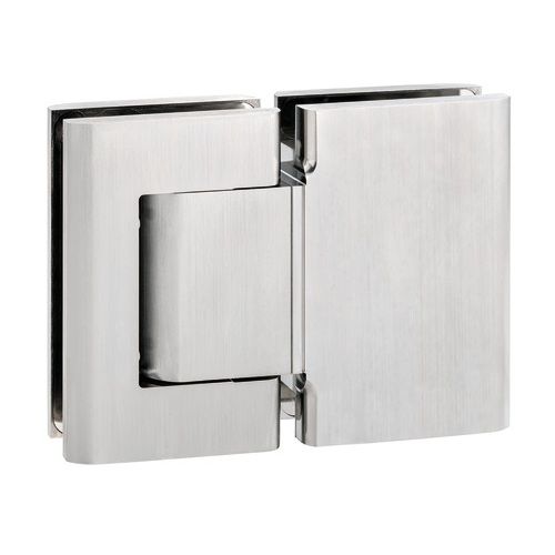 BL 8015 SOL Double-sided hinge for solid glass doors, glass/glass, PVD stainless steel tone (013)
