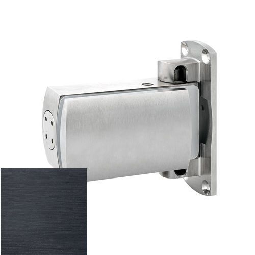 BL 8060 BT Regulējama hidrauliskā eņģe saunām, siena/stikls, anodēta, satinēti melna (005)