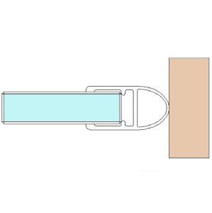 Side sealing profile for shower unit 52.09.0090 - 2010mm