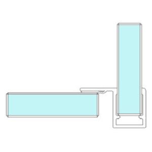 Corner sealing profile for shower unit 52.09.0110 - 90°, 2010 mm