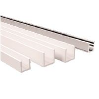 U-profile 2500 mm, aluminium bright anodised