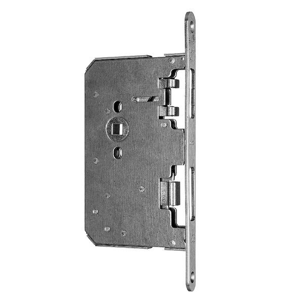 BMH 6130 65/24 Flush bolt lock for passive leaf in metal doors, stainless steel, RIGHT/LEFT