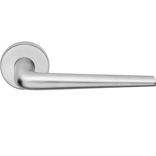 BRIXIA ZINCRAL handle set with roses 101 BAC, mat chrome