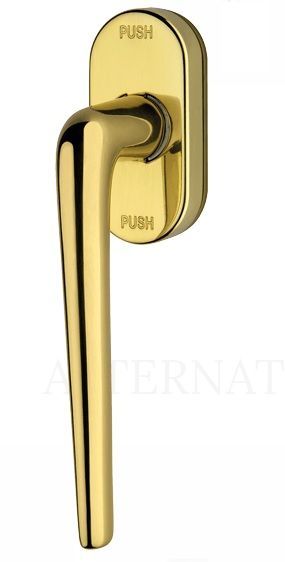 BRIXIA logu rokturis ar SMARTBLOCK funkciju, pulēts misiņš