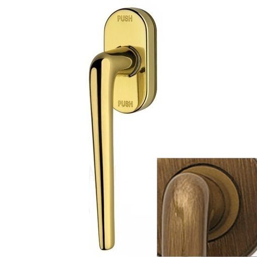 BRIXIA logu rokturis ar SMARTBLOCK funkciju, bronzas tonī