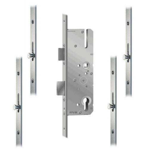Daudzpunktu slēdzene ar 4 rotējošām tapām BS-2100AN/16-35/92-8-31 R001 H1, Soft-mēlīte, gaiši cinkota