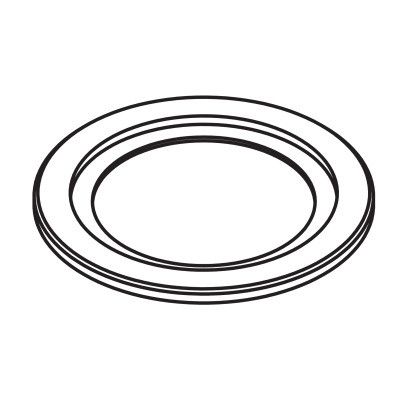 HAWA 17326 grīdas bukses 13787 gredzens, satinēti hromēts