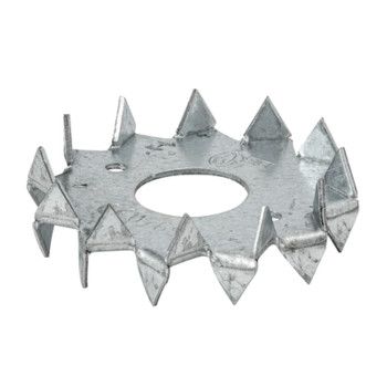 Apaļais, divpusējais brusu savienotājs ø48 mm / ø16 mm, cinkots