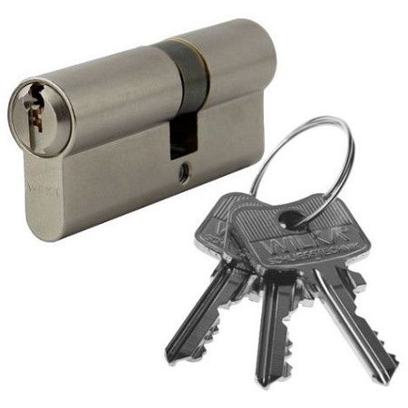 Profilcilindrs 40-55 FZG, niķelēts misiņš