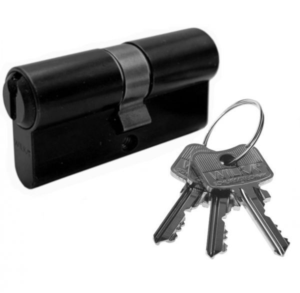 Profilcilindrs 40-60, melns