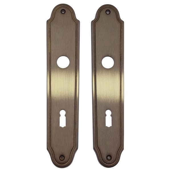 CLIO backplates BB 72mm, browned brass