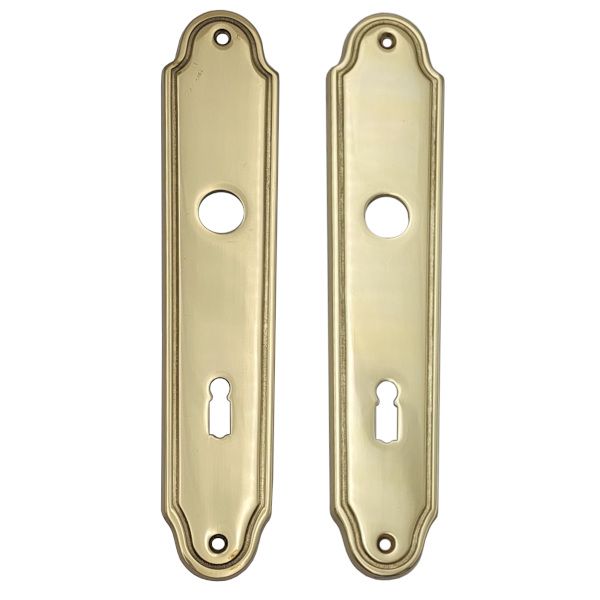 CLIO backplates BB 72mm, polished brass