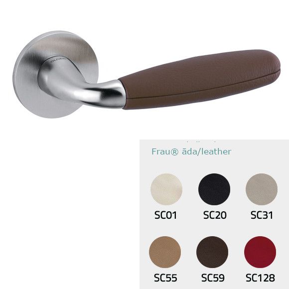 CLUB M181B rokturu/rozešu grt. BAC, hromēts satinēts + Frau® āda (MV)