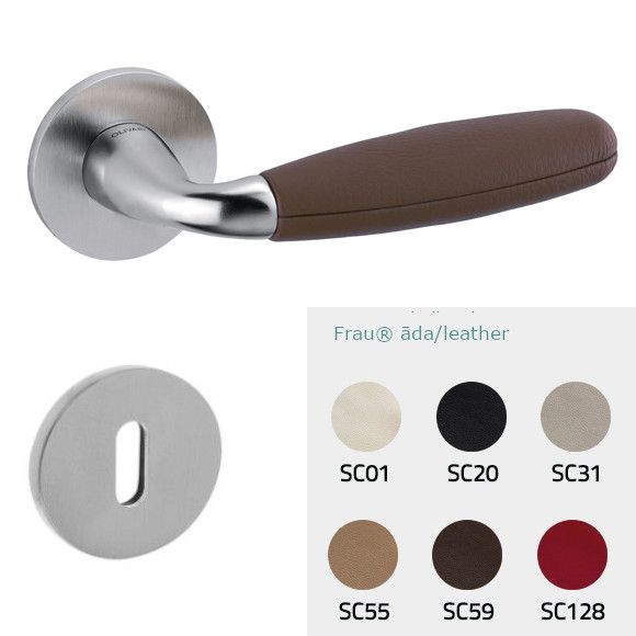 CLUB M181B rokturu/rozešu grt. BB, hromēts satinēts + Frau® āda (MV)