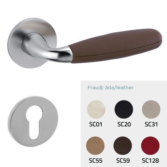 CLUB M181B rokturu/rozešu grt. PZ, hromēts satinēts + Frau® āda (MV)