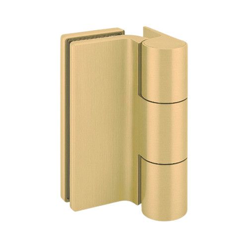 CO 8682 Pilnstikla durvju eņģe ar sienas stiprinājumu, matēti zeltīta (017)