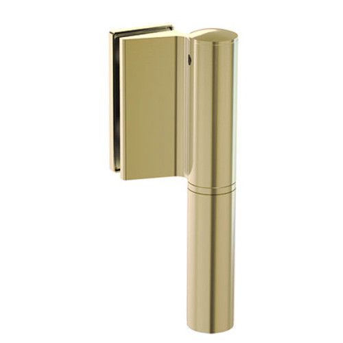 EV 835E10 N SOL Glass door hinge wall/glass, opening angle 180°, matt gold (017), RIGHT