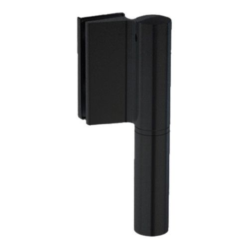 EV 835E10 N SOL Glass door hinge wall/glass, opening angle 180°, matt black  RAL9005 (062), LEFT