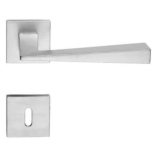 CONICA ZINCRAL handle set with roses 024 BB, mat chrome