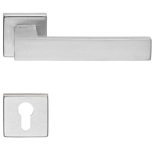CORNER ZINCRAL handle set with roses 024 grt. PZ, matt chrome