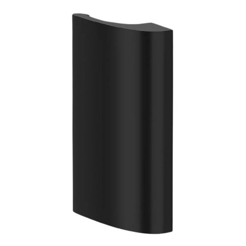 Balkona durvju alumīnija rokturis Deluxe, melns RAL9005