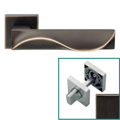 DUNA rokturu/rozešu 019 grt.WC 233NT, misiņš mat.bronzas tonī