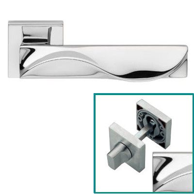 DUNA rokturu/rozešu 019 grt.WC 233NT, misiņš pulēti hromēts