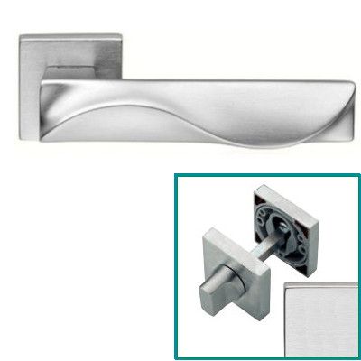 DUNA rokturu/rozešu grt.WC 233NT, misiņš matēti hromēts