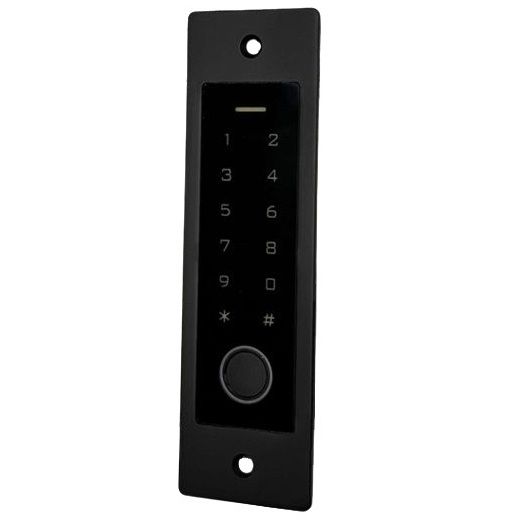 BUILT-IN access control code panel EF4-BT, RFID/PIN/APP/with fingerprint, IP55, black