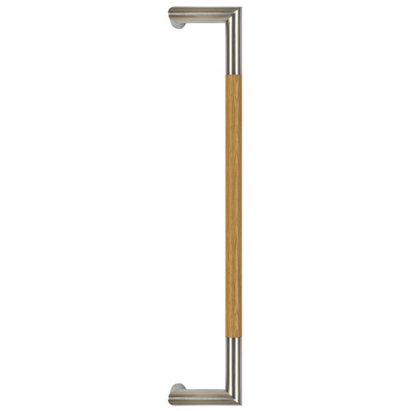 Lielrokturis ELEGANCE OAK PK4K 1000/32 mm ar vienpusēju, caurejošu stiprinājumu, nerūs.tērauds/ozols