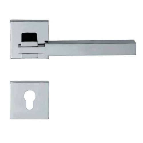 ELLE handle set with roses 088 PZ, matt chrome / polished chrome