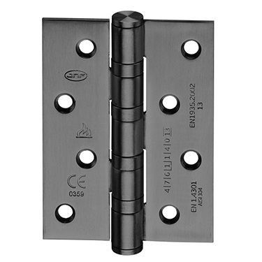 Universal hinge, 75x100 mm, stainless steel satin anthracite