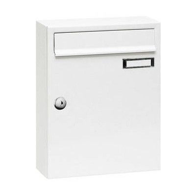 KNOBLOCH letterbox FARGO 1, 260x330x100, white RAL9016