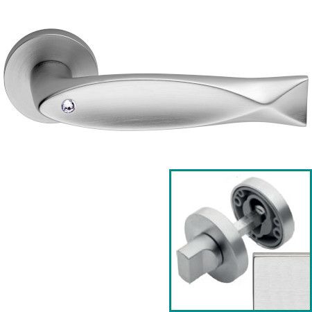 FISH CRYSTAL rokturu/rozešu 023grt.WC 233NT, misiņš satin.hromēts