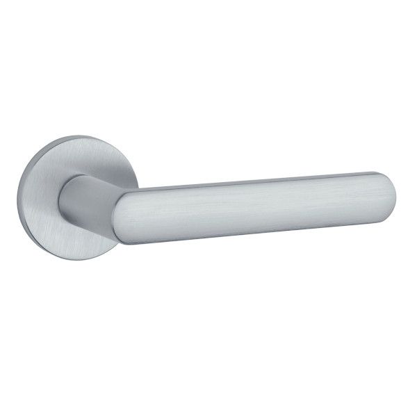 AT FRAGOLA BAC rokturu garnitūra ar apaļām rozetēm, satinēti hromēts