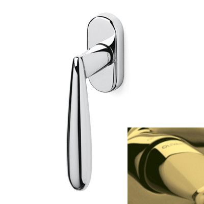 Logu rokturis FUTURA K172, zeltīts PVD pulēts (ZL)