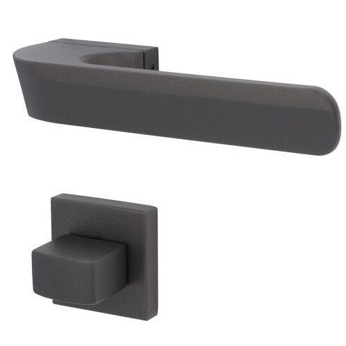 PRESTIGE Quad-R rokt./rozešu WC grt., matēti melns