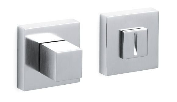 CUBO WC rozetes kantainas, 5mm, misiņš matēti hromēts