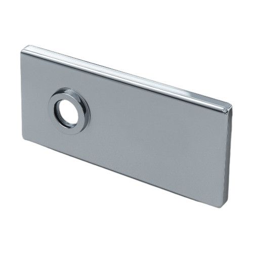 Taisnstūra formas nosegvāku komplekts slēdzenei D68XWTP00 BAC, pulēts hroms (014)
