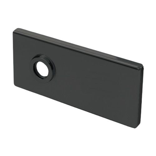 Taisnstūra formas nosegvāku komplekts slēdzenei D68XWTP00 BAC, anodēts melns (005)
