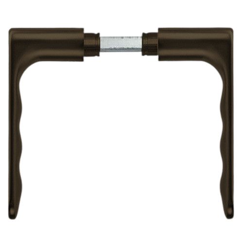 IN.00.177 pair of handles, spindle 8mm, without roses, chocolate PVD (TCH)