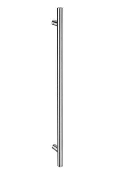 Lielrokturu pāris ar stiprinājumiem, Ø25x900mm, nerūs.tērauds
