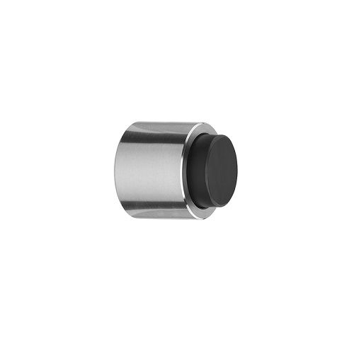 Doorstop, wall-mounted 30mm, stainless steel