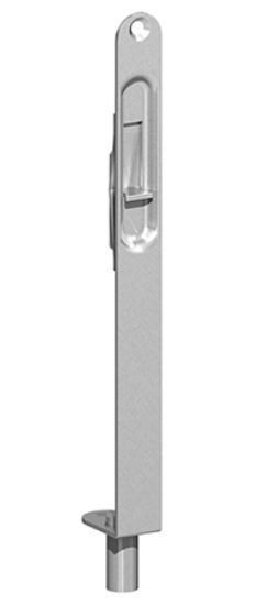 Flush bolt 19x150 mm, stainless steel