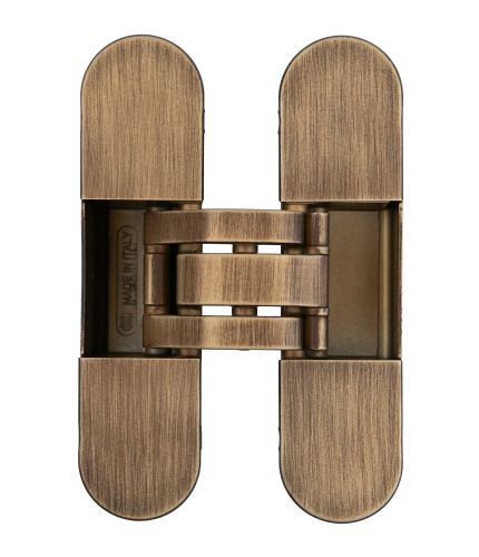 INVISACTA IN300 concealed hinge 30x120 mm, bronze-coated, satin