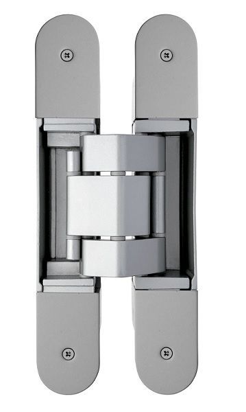 INVISACTA 3D concealed hinge 31x190 mm, matt nickel