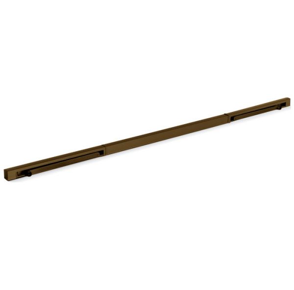 Double rail with closing coordinator TS 3000/5000 ISM, dark brown