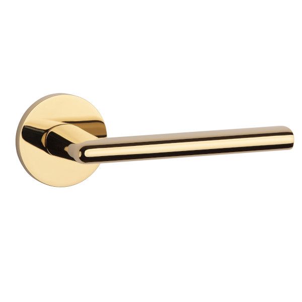 KALMIA handle/rose set BAC, round rose, 7mm, gold-tone PVD polished
