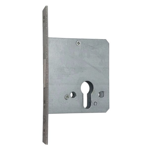 Papildslēdzene 211-PZ 55-20 ar pretplāksni, kantaina priekšpl. nerūs.tērauds