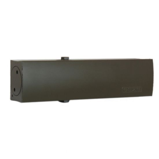 Door closer body TS 2000 NV BC, dark brown